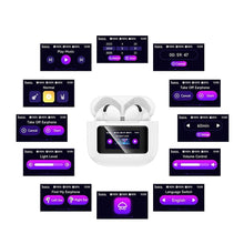 Заредете изображение във визуализатора на галерията – HOCO wireless earphones bluetooth with touch screen TWS EW73 white
