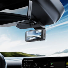 Заредете изображение във визуализатора на галерията – HOCO car camera with display 3,69&quot; + rear camera 2K GPS DV12 silvery gray
