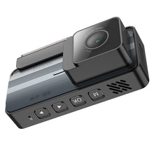 Заредете изображение във визуализатора на галерията – HOCO car camera with display 3,69&quot; + rear camera 2K GPS DV12 silvery gray
