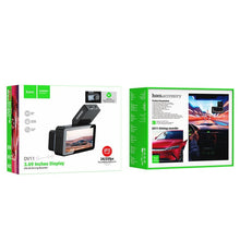 Заредете изображение във визуализатора на галерията – HOCO car camera with display 3,69&quot; 2K GPS DV11 silvery gray
