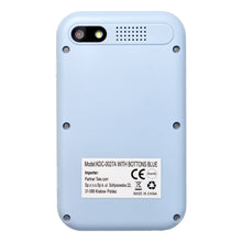 Заредете изображение във визуализатора на галерията – Gaming phone for kids with IPS display 2,4" with buttons KDC-0027A blue
