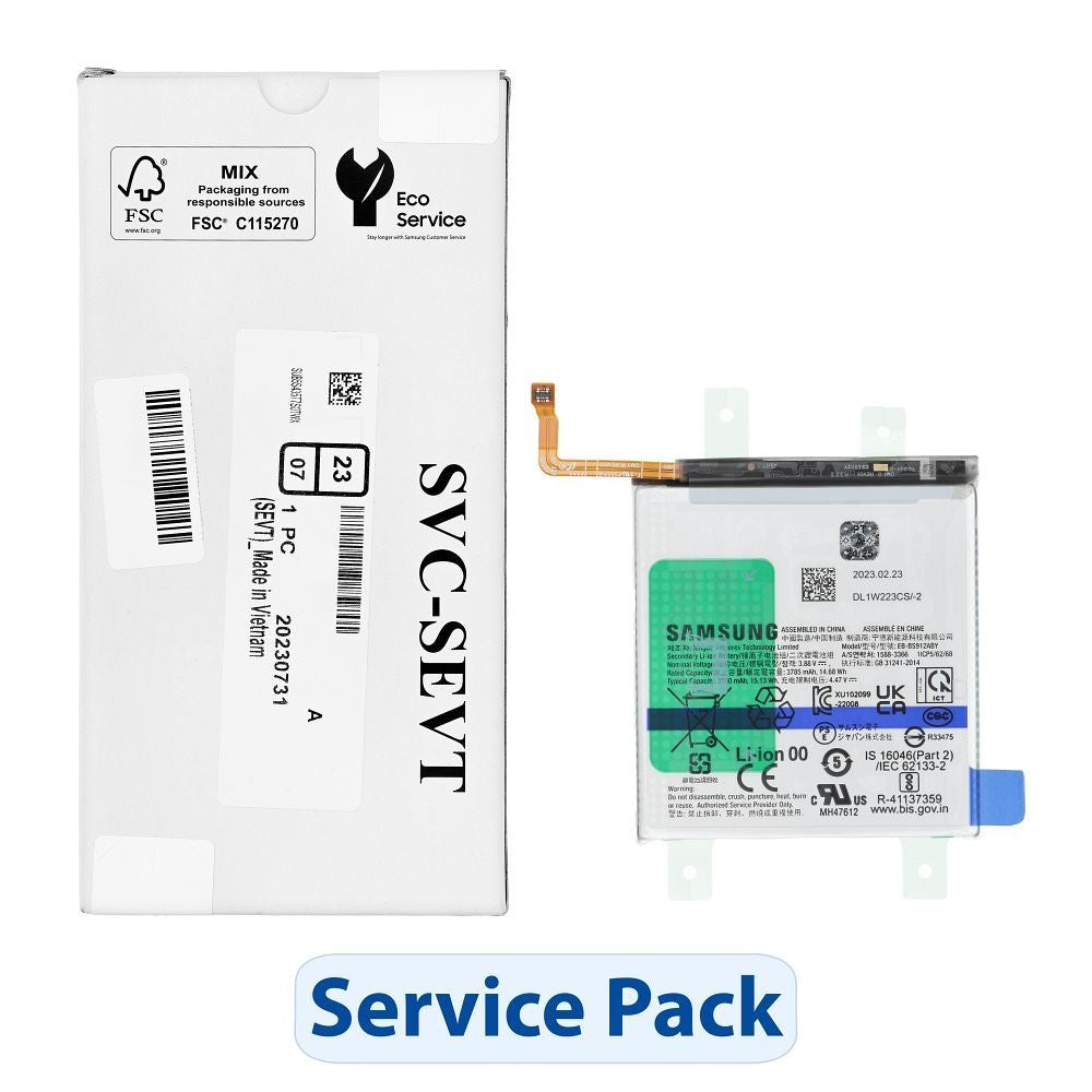 Ремонтен комплект батерия EB-BS912ABY for SAMSUNG S23 S911B GH82-30483A