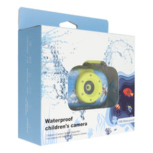 Заредете изображение във визуализатора на галерията – Waterproof digital camera for kids with screen 2" 1080P / 30fps KDC-0025B blue

