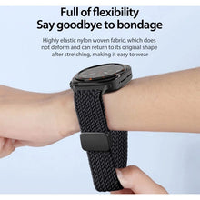 Заредете изображение във визуализатора на галерията – DUX DUCIS strap MIXTURE PRO stretchable braided for Samsung Watch 47 mm grey
