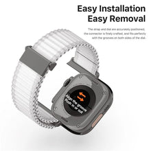 Заредете изображение във визуализатора на галерията – DUX DUCIS strap YC nylon for Apple Watch 38 / 40 / 41 / 42mm White
