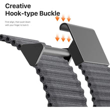 Заредете изображение във визуализатора на галерията – DUX DUCIS strap YC nylon for Samsung Galaxy Watch 20mm Dark Grey
