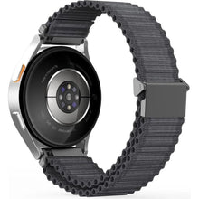 Заредете изображение във визуализатора на галерията – DUX DUCIS strap YC nylon for Samsung Galaxy Watch 22mm Dark Grey
