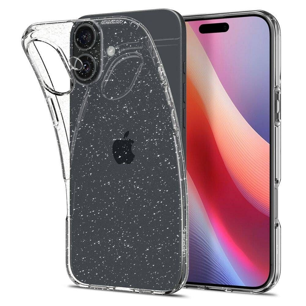 Оригинален гръб SPIGEN LIQUID CRYSTAL for IPHONE 16 Plus glitter crystal