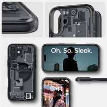 Заредете изображение във визуализатора на галерията – Оригинален гръб SPIGEN ULTRA HYBRID MAG compatible with MagSafe for IPHONE 16 zero one
