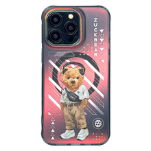 Заредете изображение във визуализатора на галерията – ZUCK BEAR case NEW YORK NEVER SLEEPS MAG compatible with MagSafe for IPHONE 15 Pro manhattan urbane
