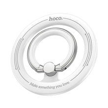 Заредете изображение във визуализатора на галерията – HOCO magnetic mobile phone ring holder GH1 white

