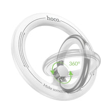 Заредете изображение във визуализатора на галерията – HOCO magnetic mobile phone ring holder GH1 white
