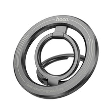 Заредете изображение във визуализатора на галерията – HOCO magnetic mobile phone ring holder GH2 black
