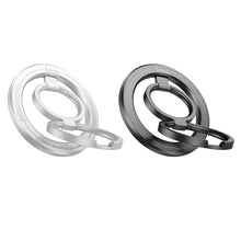 Заредете изображение във визуализатора на галерията – HOCO magnetic mobile phone ring holder GH2 silver
