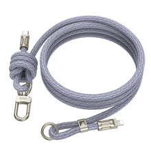 Заредете изображение във визуализатора на галерията – HOCO lanyard shape cable Type C to Lightning PD 20W GH7 1,8 m denim blue
