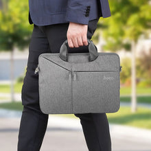 Заредете изображение във визуализатора на галерията – HOCO bag for tablet / laptop / netbook 14" GT4 apricot gray
