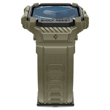 Заредете изображение във визуализатора на галерията – SPIGEN RUGGED ARMOR калъф за "PRO" for APPLE Watch 10 (46 mm) vintage khaki

