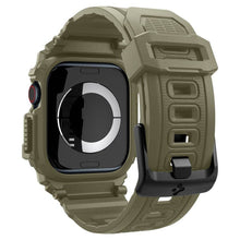 Заредете изображение във визуализатора на галерията – SPIGEN RUGGED ARMOR калъф за "PRO" for APPLE Watch 10 (46 mm) vintage khaki
