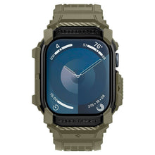 Заредете изображение във визуализатора на галерията – SPIGEN RUGGED ARMOR калъф за "PRO" for APPLE Watch 10 (46 mm) vintage khaki
