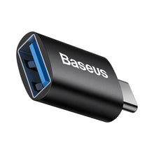 Заредете изображение във визуализатора на галерията – BASEUS адаптер USB A (женски) към Type C (мъжки) USB 3.2 Gen 2 ZJJQ000001 черен
