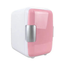 Заредете изображение във визуализатора на галерията – Portable travel refrigerator for car and home 12V / 220V 4L PA2-4L rose red
