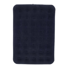 Заредете изображение във визуализатора на галерията – Inflatable double travel mattress with velvet finish + inflating pump 67002 blue
