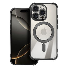Заредете изображение във визуализатора на галерията – Гръб ANTISHOCK ELECTRO за IPHONE 16 Pro compatible with MagSafe черен
