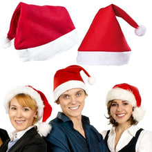 Заредете изображение във визуализатора на галерията – Santa Claus hat with pompom RC-K-296 red
