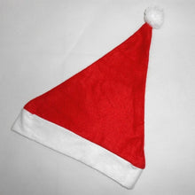 Заредете изображение във визуализатора на галерията – Santa Claus hat with pompom RC-K-296 red
