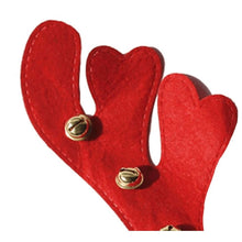 Заредете изображение във визуализатора на галерията – Christmas Headband "Reindeer Antlers with Bells" RC-K-297
