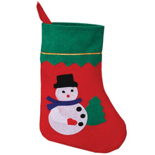 Заредете изображение във визуализатора на галерията – Christmas stocking for gifts with a snowman RC-K-302 multicolor
