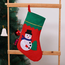 Заредете изображение във визуализатора на галерията – Christmas stocking for gifts with a snowman RC-K-302 multicolor
