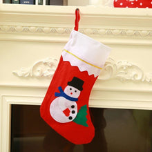 Заредете изображение във визуализатора на галерията – Christmas stocking for gifts with a snowman RC-K-302 multicolor
