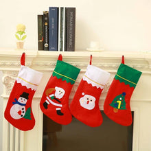 Заредете изображение във визуализатора на галерията – Christmas stocking for gifts with a snowman RC-K-302 multicolor
