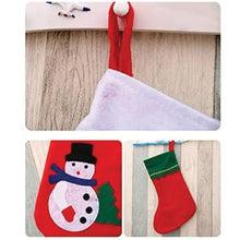 Заредете изображение във визуализатора на галерията – Christmas stocking for gifts with a snowman RC-K-302 multicolor
