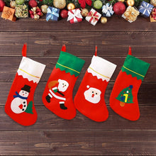Заредете изображение във визуализатора на галерията – Christmas stocking for gifts with a snowman RC-K-302 multicolor
