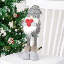Заредете изображение във визуализатора на галерията – Christmas decoration elf on telescopic legs RC-K-1215 gray
