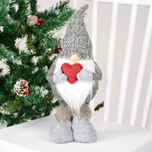 Заредете изображение във визуализатора на галерията – Christmas decoration elf on telescopic legs RC-K-1215 gray

