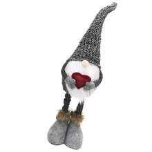 Заредете изображение във визуализатора на галерията – Christmas decoration elf on telescopic legs RC-K-1215 gray
