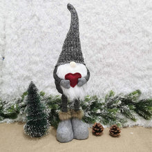 Заредете изображение във визуализатора на галерията – Christmas decoration elf on telescopic legs RC-K-1215 gray
