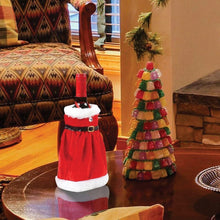Заредете изображение във визуализатора на галерията – Christmas bottle cover "Christmas dress" pattern, RC-K-301 multicolor
