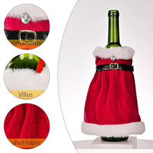 Заредете изображение във визуализатора на галерията – Christmas bottle cover "Christmas dress" pattern, RC-K-301 multicolor
