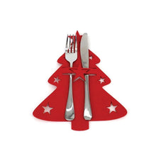 Заредете изображение във визуализатора на галерията – Christmas cutlery mat set RC-K-308 4 pcs red
