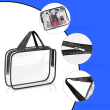 Заредете изображение във визуализатора на галерията – Travel cosmetic bag set 3 pcs RC-K-1083 transparent
