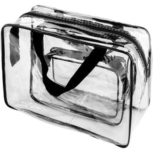 Заредете изображение във визуализатора на галерията – Travel cosmetic bag set 3 pcs RC-K-1083 transparent

