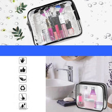 Заредете изображение във визуализатора на галерията – Travel cosmetic bag set 3 pcs RC-K-1083 transparent
