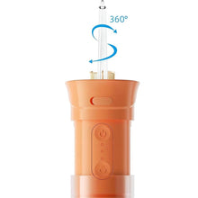 Заредете изображение във визуализатора на галерията – Electric oral irrigator 200 ml 4 tips RC-K-563 orange
