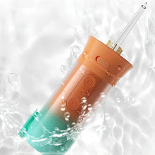 Заредете изображение във визуализатора на галерията – Electric oral irrigator 200 ml 4 tips RC-K-563 orange
