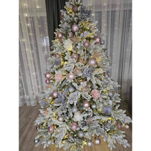 Заредете изображение във визуализатора на галерията – Artificial Christmas tree with stand Fir 180 cm RC-K-498 green / snowy
