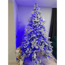 Заредете изображение във визуализатора на галерията – Artificial Christmas tree with stand Fir 180 cm RC-K-498 green / snowy
